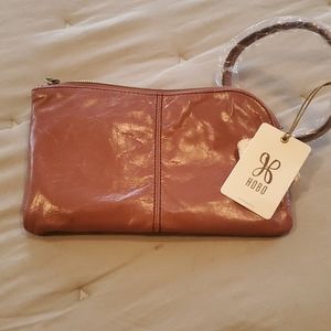 Hobo rose pink wristlet
